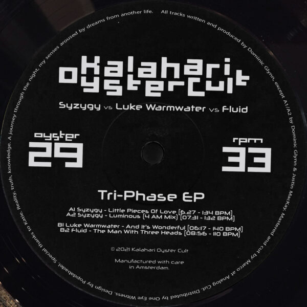 Syzygy & Fluid & Luke Warmwater - The Tri-Phase EP (Repress)