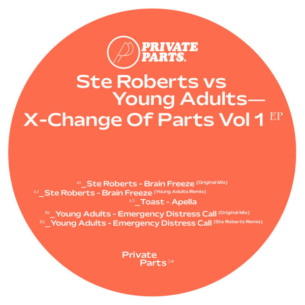 Ste Roberts & Young Adults - X-Change Of Parts Vol 1 EP - Image 2