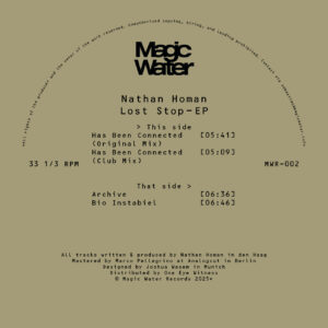 Nathan Homan - Lost Stop - EP